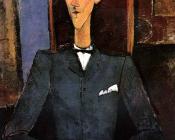 阿米地奥 莫迪里阿尼 : Portrait of Jean Cocteau